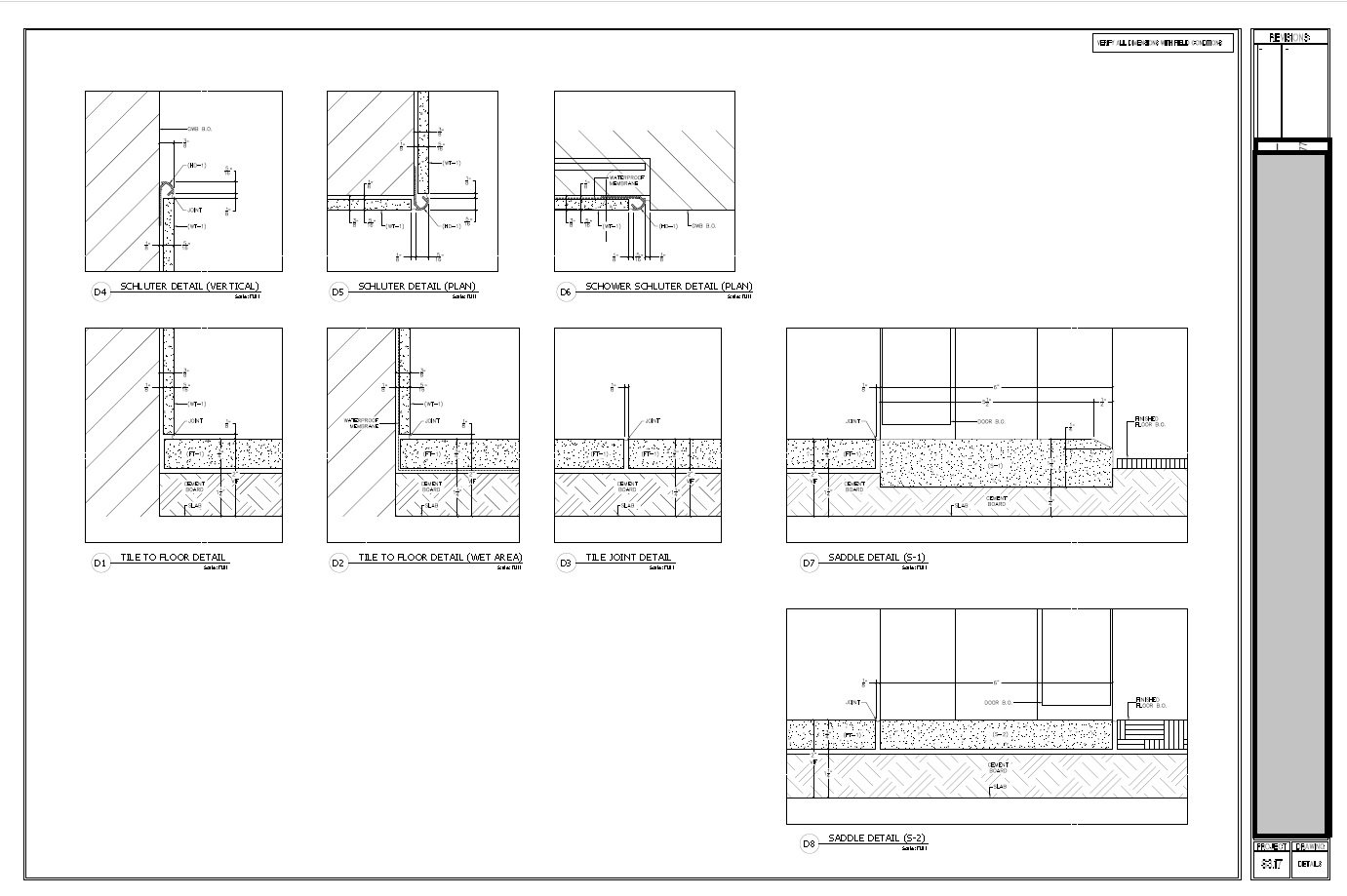 Residential Stone shop drawing sample 